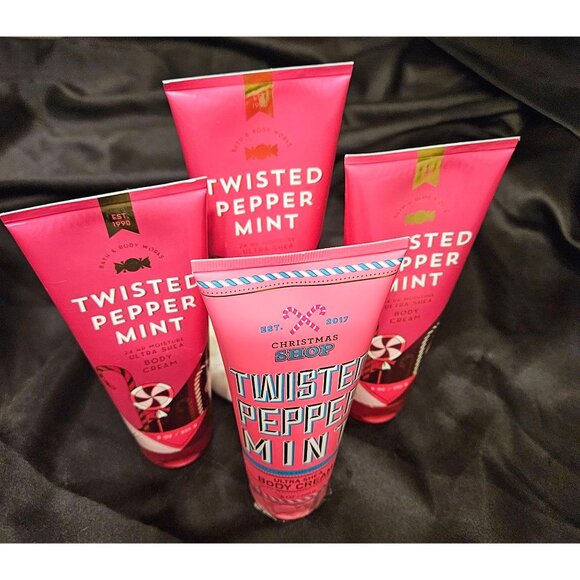 Bath and Body Works Lot of Twisted Peppermint Lotion Christmas - Picture 2 of 5